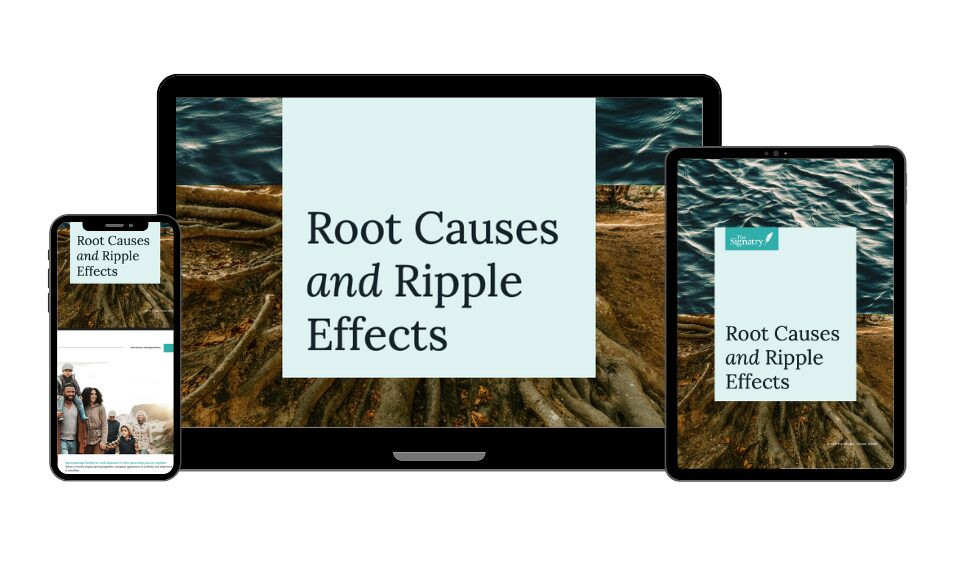 Root Causes and Ripple Effects on multiple tech displays